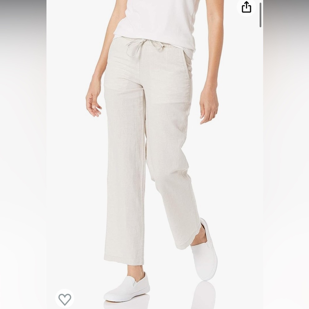 Amazon essentials women’s linen drawstring pant